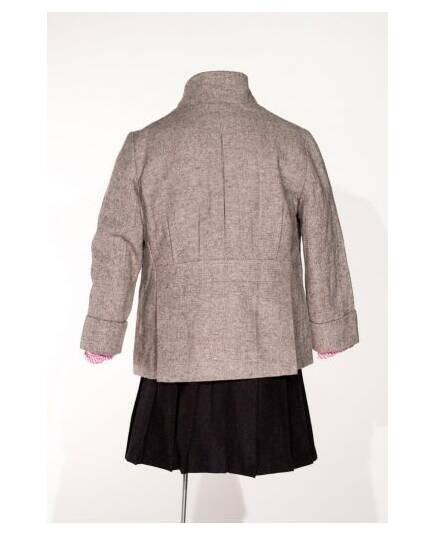 Valentine-Grey wool jacket-