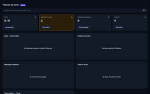 eBay Pro pour WooCommerce - tableau de bord