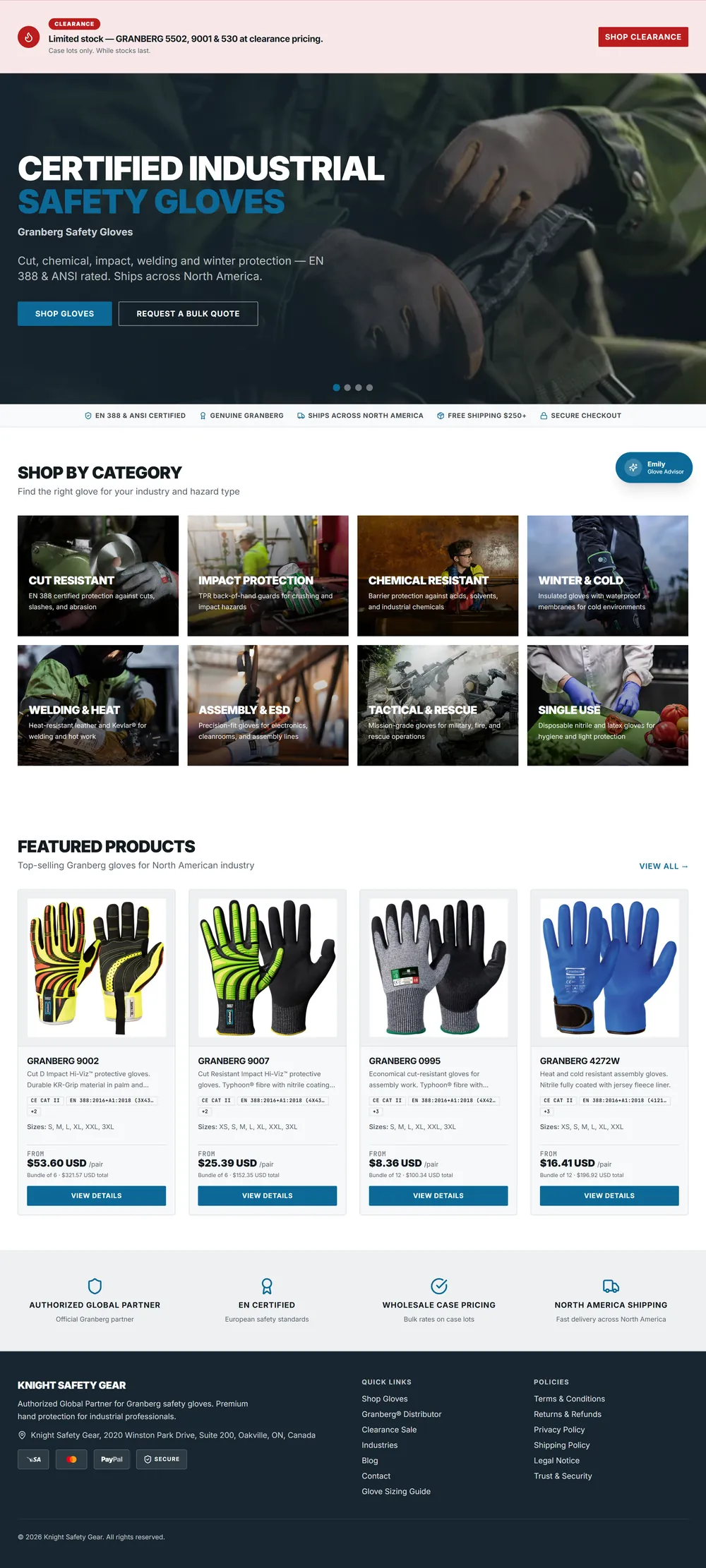 Page complete du site