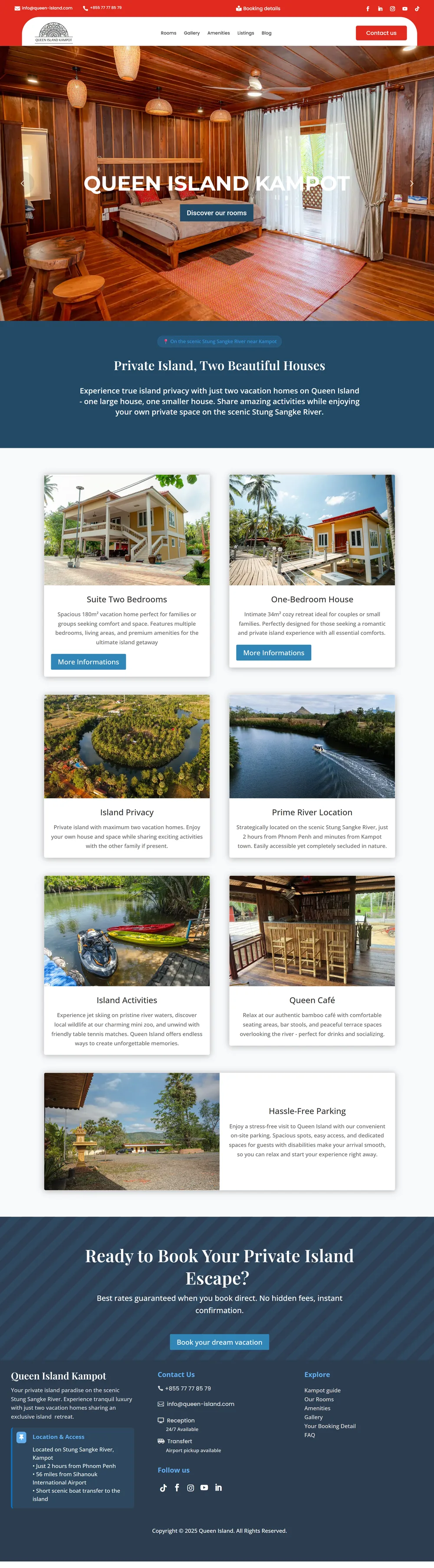 Page complete du site